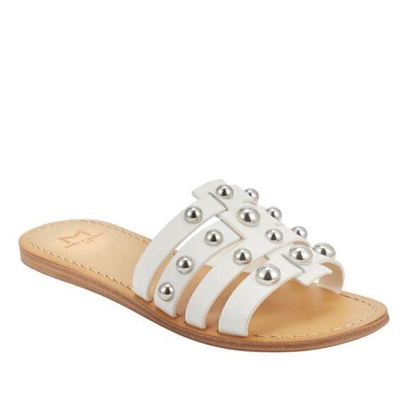 Marc Fisher | Pava Slide Sandal | White - Picture 1 of 8